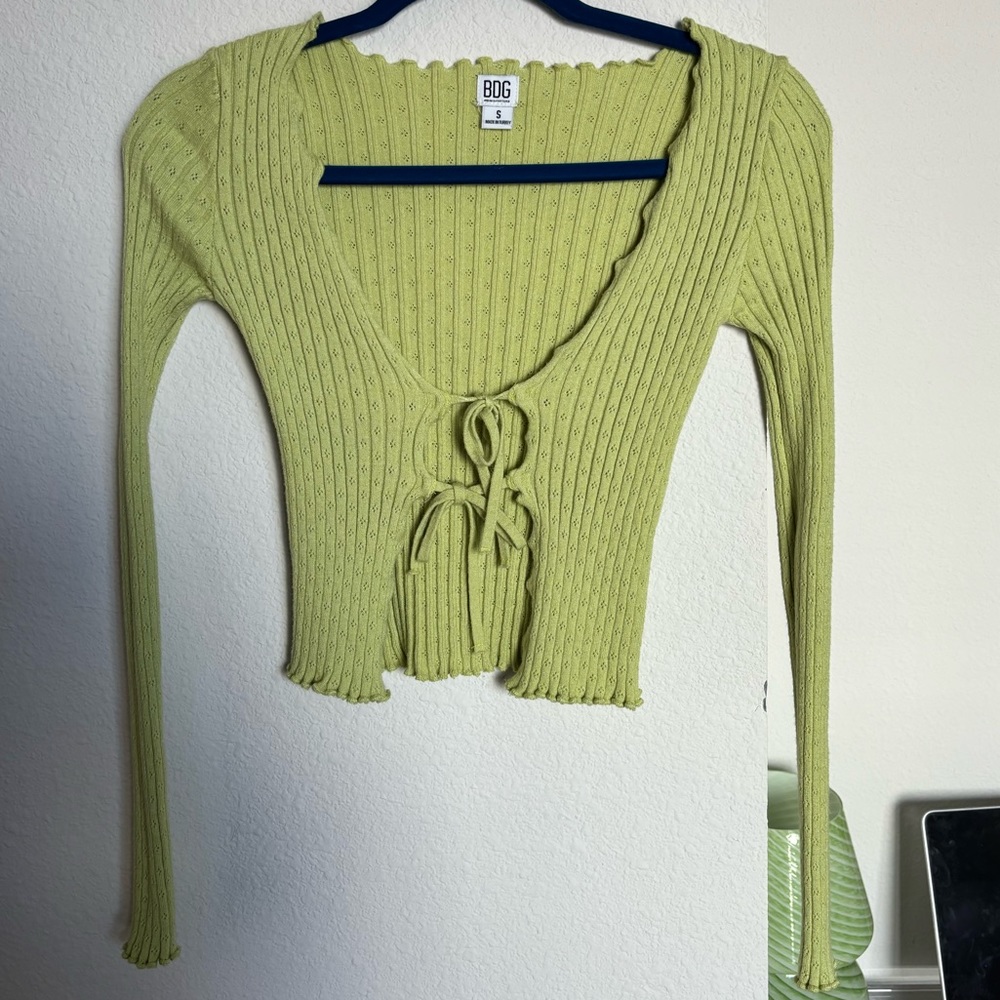 Knit Tie-Front Top